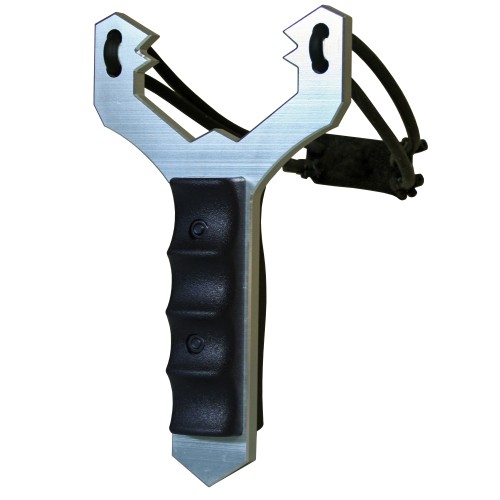 Preview: Power slingshot Silver sling made of metal